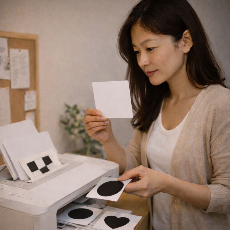 Free Download: Print Black & White Baby Cards